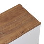 Nordure Ligne 160 Soporte para TV Pino Atlántico y Blanco